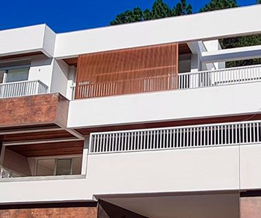 Janelas de correr de alumínio